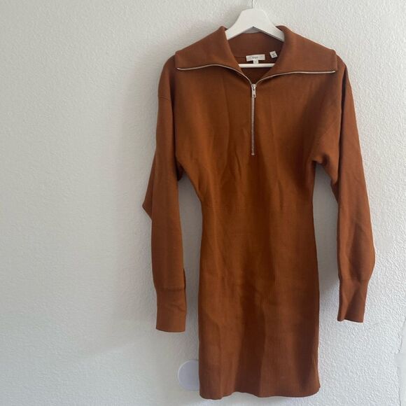 A.L.C. Otto Rib Half Zip Sweater Dress - Picture 5 of 8